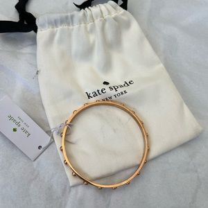 Kate spade rose gold tone bangle, NWT, with dust bag